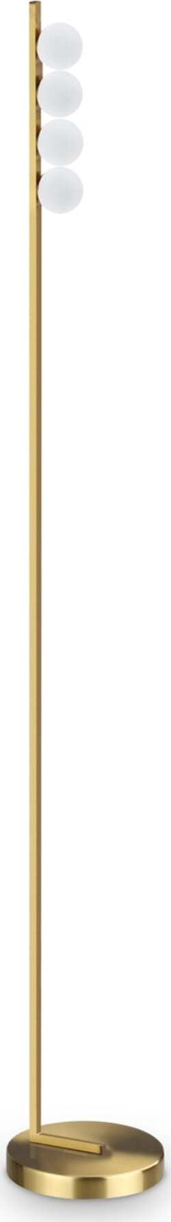 Piantana-Da-Terra-Contemporanea-Ping-Pong-Metallo-Ottone-Led-12W-3000K-Ip20