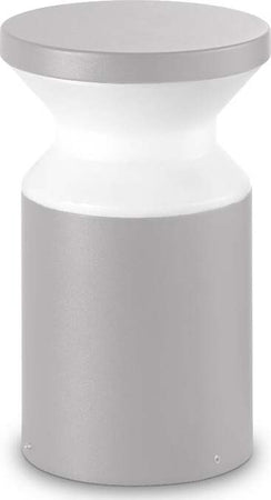 Piantana-Da-Terra-Contemporanea-Torre-Alluminio-Grigio-1-Luce-E27-15W-Ip44