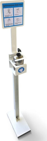 Piantana da terra porta dispenser da 500ml - max D 80mm - Metalplus Casa e cucina/Bagno/Accessori per il bagno/Dosatori e porta accessori/Dosatori per sapone liquido Eurocartuccia - Pavullo, Commerciovirtuoso.it