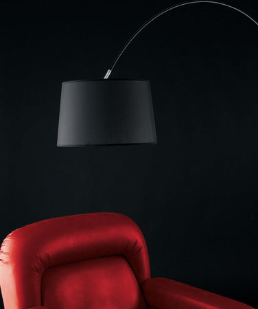 Piantana Dream Nera 1Xe27 152X205X35Cm Illuminazione/Illuminazione per interni/Lampade/Lampade da terra Led Mall Home - Napoli, Commerciovirtuoso.it