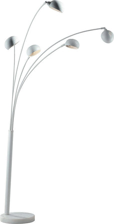 Piantana Eracle Bianca 5Xe14 108X219X35Cm Illuminazione/Illuminazione per interni/Lampade/Lampade da terra Led Mall Home - Napoli, Commerciovirtuoso.it