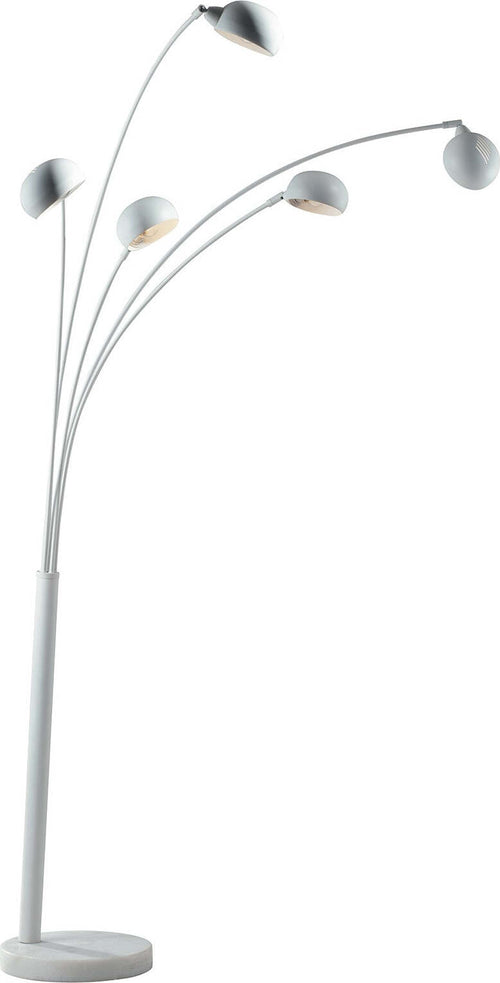 Piantana Eracle Bianca 5Xe14 108X219X35Cm Illuminazione/Illuminazione per interni/Lampade/Lampade da terra Led Mall Home - Napoli, Commerciovirtuoso.it