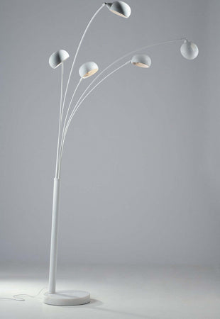 Piantana Eracle Bianca 5Xe14 108X219X35Cm Illuminazione/Illuminazione per interni/Lampade/Lampade da terra Led Mall Home - Napoli, Commerciovirtuoso.it