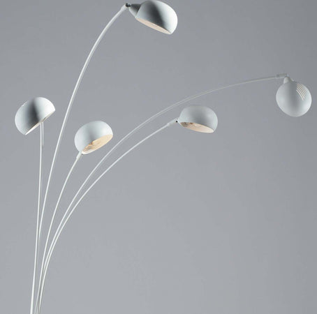 Piantana Eracle Bianca 5Xe14 108X219X35Cm Illuminazione/Illuminazione per interni/Lampade/Lampade da terra Led Mall Home - Napoli, Commerciovirtuoso.it