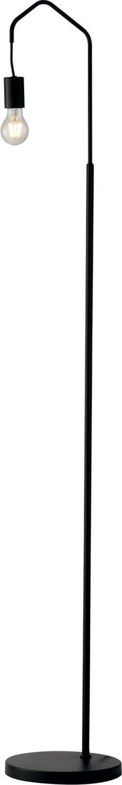 Piantana Habitat Nera 1Xe27 29,5X165Cm Illuminazione/Illuminazione per interni/Lampade/Lampade da terra Led Mall Home - Napoli, Commerciovirtuoso.it