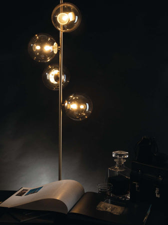 Piantana Honey Ottone 4Xg9 34,5X160Cm Illuminazione/Illuminazione per interni/Lampade/Lampade da terra Led Mall Home - Napoli, Commerciovirtuoso.it