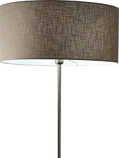 Piantana-Illuminando-CILINDRO-TE-58-E27-LED-metallo-tessuto-cilindro-lampada-terra-classica-moderna