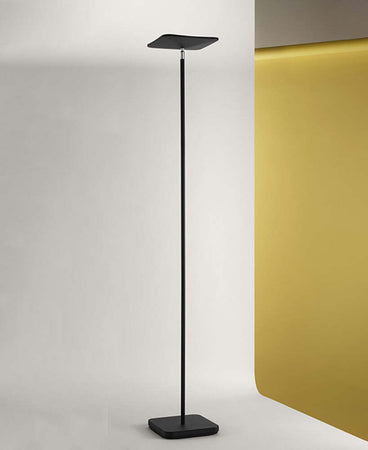 Piantana-In-Metallo-Contemporanea-Radar-Nero-Led