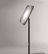 Piantana-In-Metallo-Contemporanea-Radar-Nero-Led