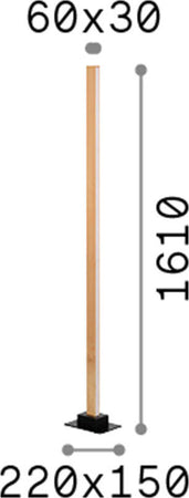 Piantana-Industrial-Minimal-Craft-Legno-Marrone-Led-26W-3000K-Luce-Calda
