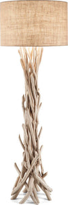 Piantana-Industrial-Minimal-Driftwood-Metallo-Legno-Marrone-1-Luce-E27