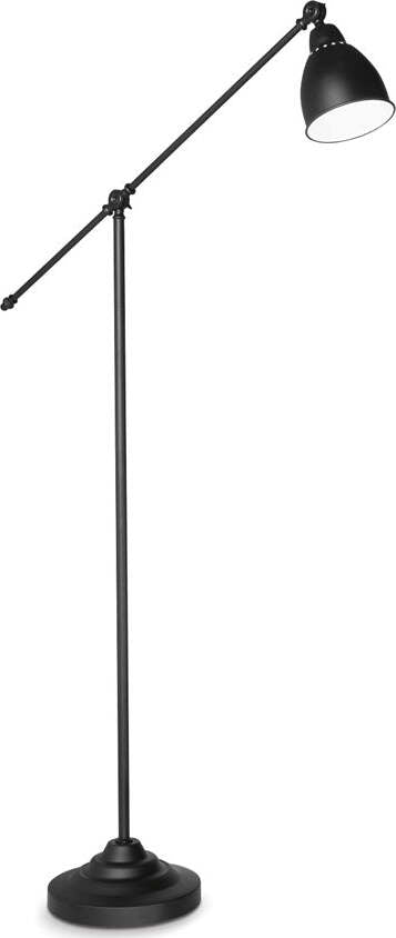 Piantana-Industrial-Minimal-Newton-Metallo-Nero-1-Luce-E27