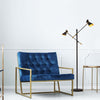 Piantana-Industrial-Nordico-Easel-Acciaio-Nero-Oro-Led-4W-3000K
