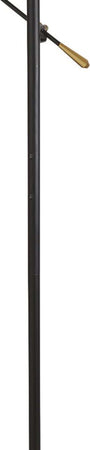 Piantana-Industrial-Nordico-Easel-Acciaio-Nero-Oro-Led-4W-3000K