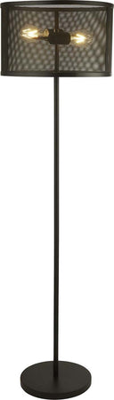 Piantana-Industrial-Nordico-Rete-Acciaio-Nero-2-Luci-E27