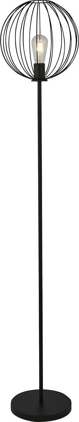 Piantana-Industrial-Nordico-Rondo-Acciaio-Nero-1-Luce-E27