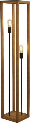 Piantana-Industrial-Nordico-Square-Legno-Marrone-Nero-2-Luci-E27