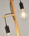 Piantana-Industrial-Nordico-Tribeca-Acciaio-Marrone-Legno-Nero-2-Luci-E27
