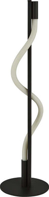 Piantana-Industrial-Serpente-Acciaio-Bianco-Policarbonato-Nero-Led-20W-2700K