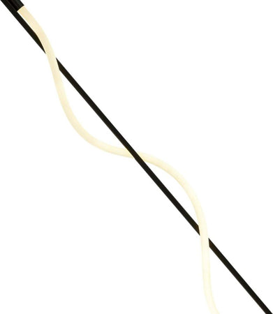 Piantana-Industrial-Serpente-Acciaio-Bianco-Policarbonato-Nero-Led-20W-2700K