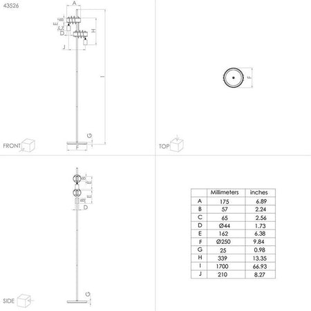 Piantana-Industrial-Townshend-4-2-Luci-Acciaio-Marrone-Invecchiato-E-Nero