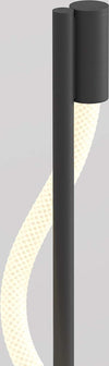 Piantana-Lampada-Da-Terra-Moderno-Tau-Alluminio-Nero-Luce-Led-15W