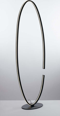 Piantana Led Clarke Nera 32W 1920Lm 4000K 42X133Cm Illuminazione/Illuminazione per interni/Lampade/Lampade da terra Led Mall Home - Napoli, Commerciovirtuoso.it