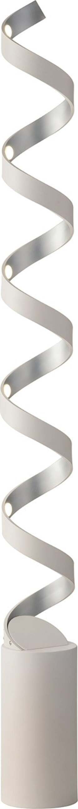 Piantana Led Helix Bianca/Silver 30W 2400Lm 4000K 14,5X152Cm Illuminazione/Illuminazione per interni/Lampade/Lampade da terra Led Mall Home - Napoli, Commerciovirtuoso.it