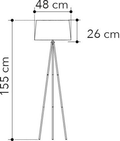 Piantana-Marilyn-Grigia-1Xe27-48X155Cm