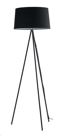 Piantana Marilyn Nera 1Xe27 48X155Cm Illuminazione/Illuminazione per interni/Lampade/Lampade da terra Led Mall Home - Napoli, Commerciovirtuoso.it