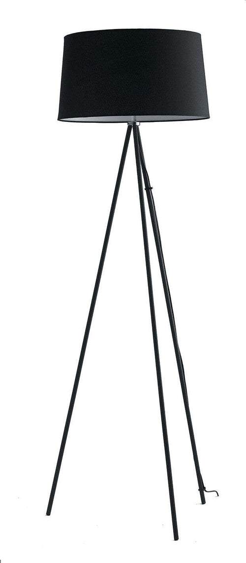 Piantana Marilyn Nera 1Xe27 48X155Cm Illuminazione/Illuminazione per interni/Lampade/Lampade da terra Led Mall Home - Napoli, Commerciovirtuoso.it