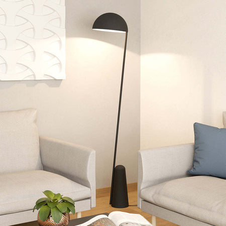 Piantana-Moderna-Aranzola-1-Luce-Acciaio-Nero-E-Bianco