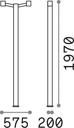 Piantana-Moderna-Clio-Alluminio-Bianco-2-Luci-E27
