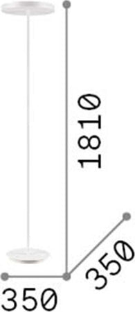 Piantana-Moderna-Colonna-Metallo-Bianco-4-Luci-Gx53-9W-3000K-Luce-Calda