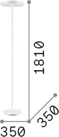 Piantana-Moderna-Colonna-Metallo-Nero-4-Luci-Gx53-9W-3000K-Luce-Calda