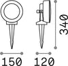 Piantana-Moderna-Da-Esterno-Litio-Materie-Plastiche-Nero-1-Luce-Gx53