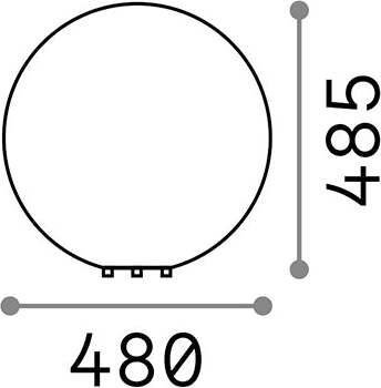 Piantana-Moderna-Doris-Materie-Plastiche-Bianco-1-Luce-E27-D48Cm