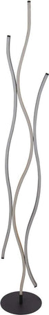 Piantana-Moderna-Fioritura-Alluminio-Nero-Silicone-Marrone-Led-32W-Cct