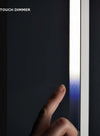 Piantana-moderna-fratelli-Braga-ELLE-2089-T-LED-touch-dimmer-metallo-lampada-terra