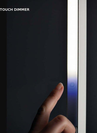Piantana-moderna-fratelli-Braga-ELLE-2089-T-LED-touch-dimmer-metallo-lampada-terra