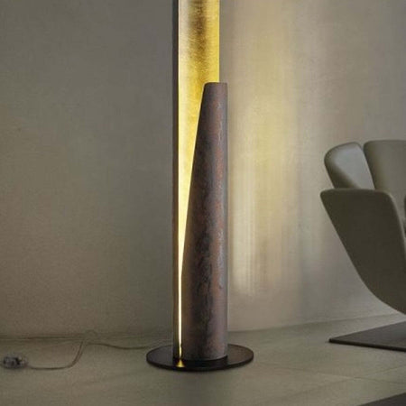 Piantana-moderna-Fratelli-Braga-REED-2096-T-LED-dimmerabile-lampada-terra-metallo