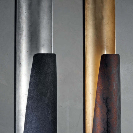Piantana-moderna-Fratelli-Braga-REED-2096-T-LED-dimmerabile-lampada-terra-metallo
