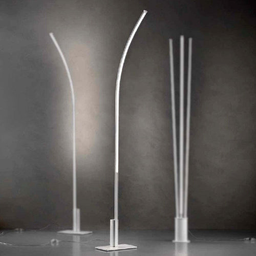 Piantana-moderna-Fratelli-Braga-TRACCIA-2053-T2-B19-10-LED-dimmerabile-metallo-metacrilato-lampada-terra