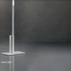 Piantana-moderna-Fratelli-Braga-TRACCIA-2053-T2-B19-10-LED-dimmerabile-metallo-metacrilato-lampada-terra