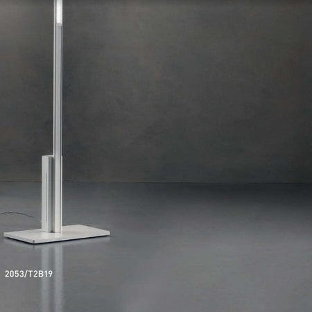 Piantana-moderna-Fratelli-Braga-TRACCIA-2053-T2-B19-10-LED-dimmerabile-metallo-metacrilato-lampada-terra