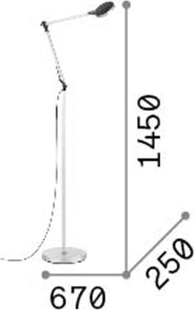 Piantana-Moderna-Futura-Alluminio-Materie-Plastiche-Bianco-Led-12,5W-4000K
