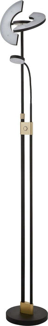 Piantana-Moderna-Gio-Acciaio-Nero-Policarbonato-Bianco-Led-27,5W-3000K