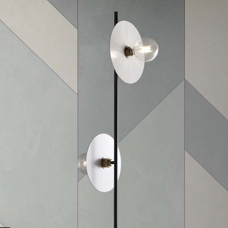 Piantana-moderna-Illuminando-PUB-TE2PUBNR+DISCO25BN-E27-LED-metallo-lampada-terra