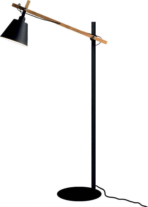 Piantana-moderna-Illuminando-TESSA-TETESSAE27-LED-legno-metallo-braccio-orientabile-lampada-terra