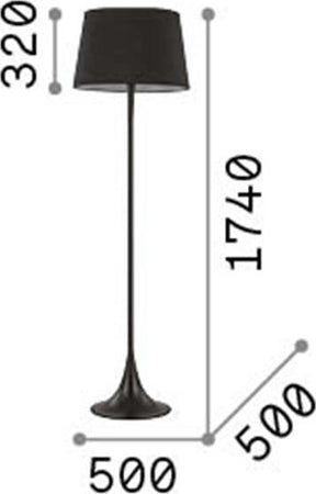 Piantana-Moderna-London-Metallo-Cromo-1-Luce-E27